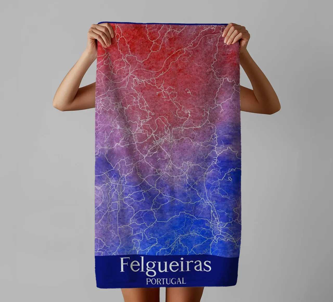 Felgueiras PORTUGAL asciugamano da bagno da WorldPrint
