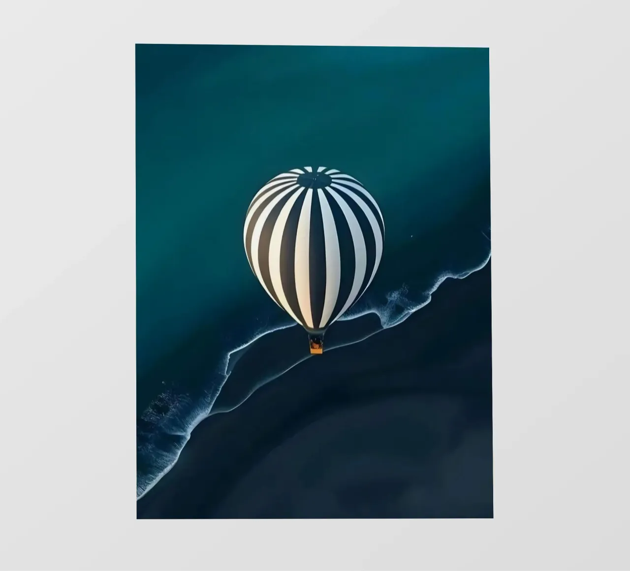striped balloon pellicola backlit da Fost