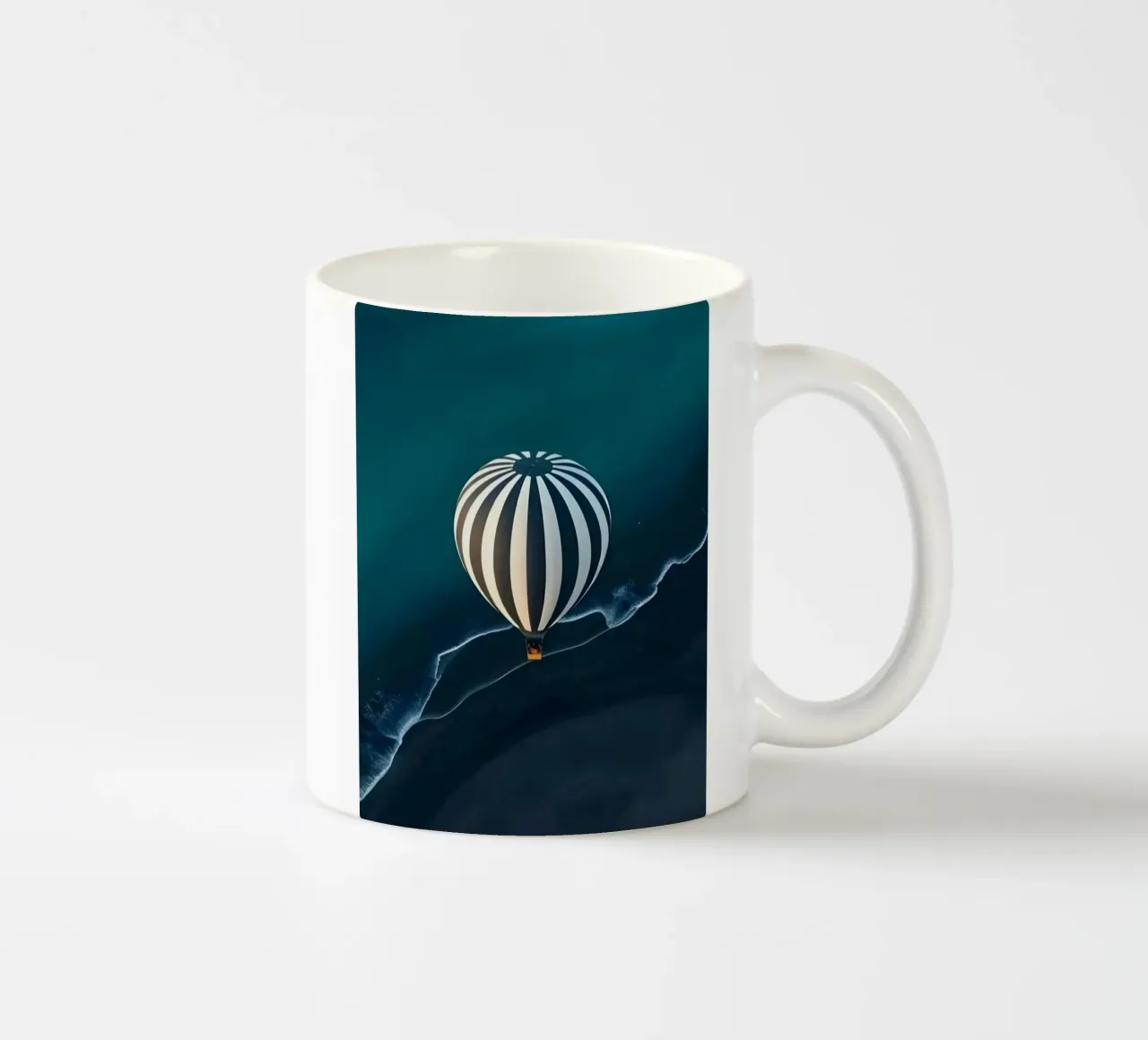 striped balloon tazza in ceramica da Fost