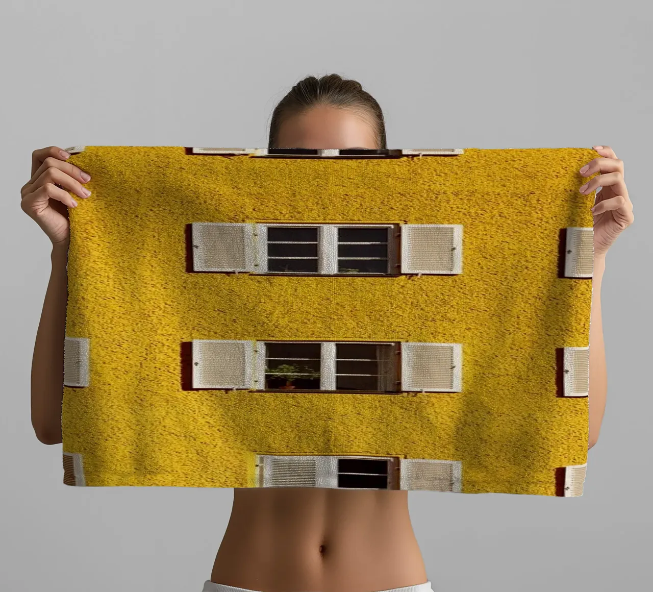 Quartiere Borstei a Monaco, Baviera asciugamano da bagno da fotokunst