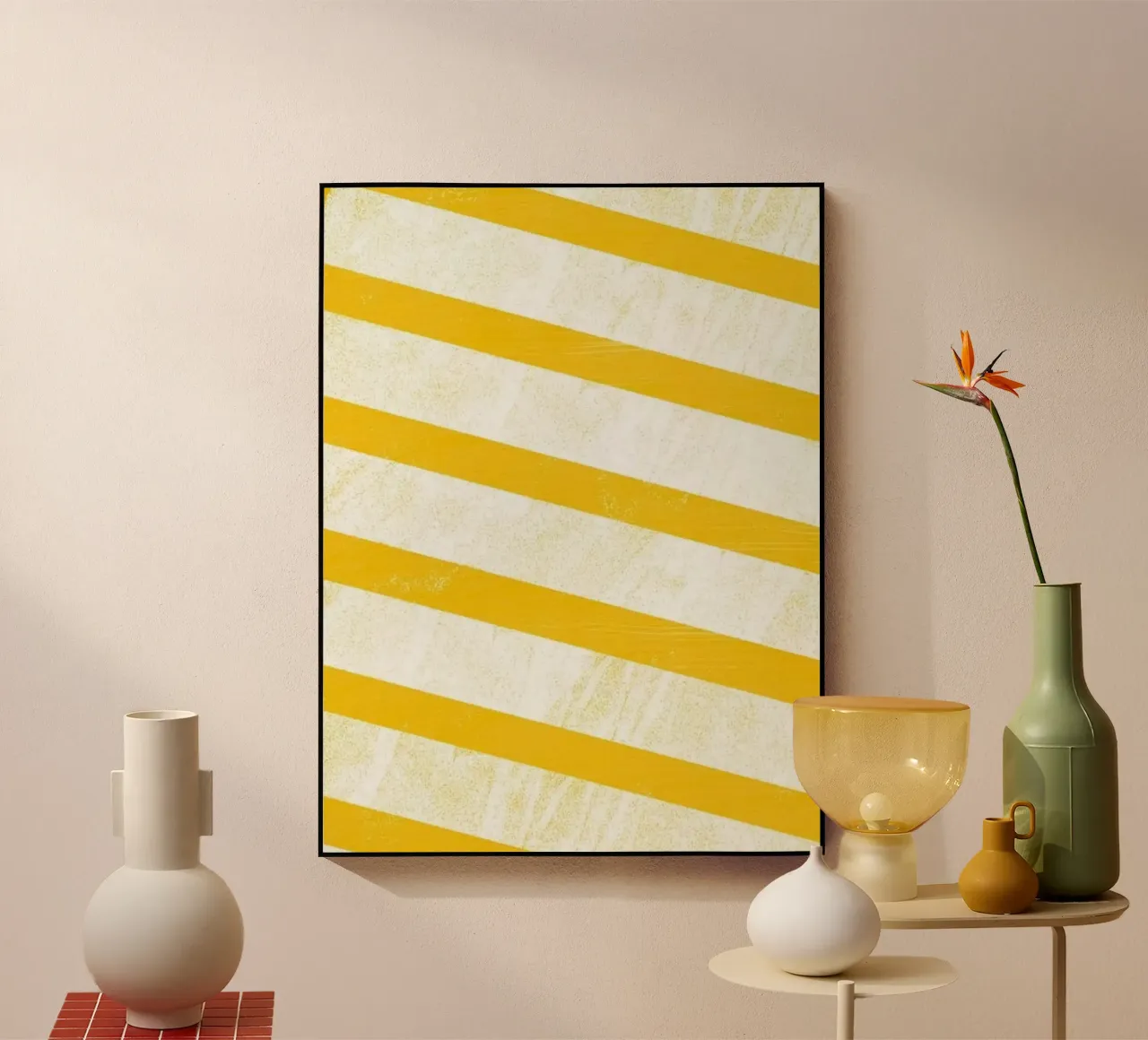 striped yellow plexiglass da Fost