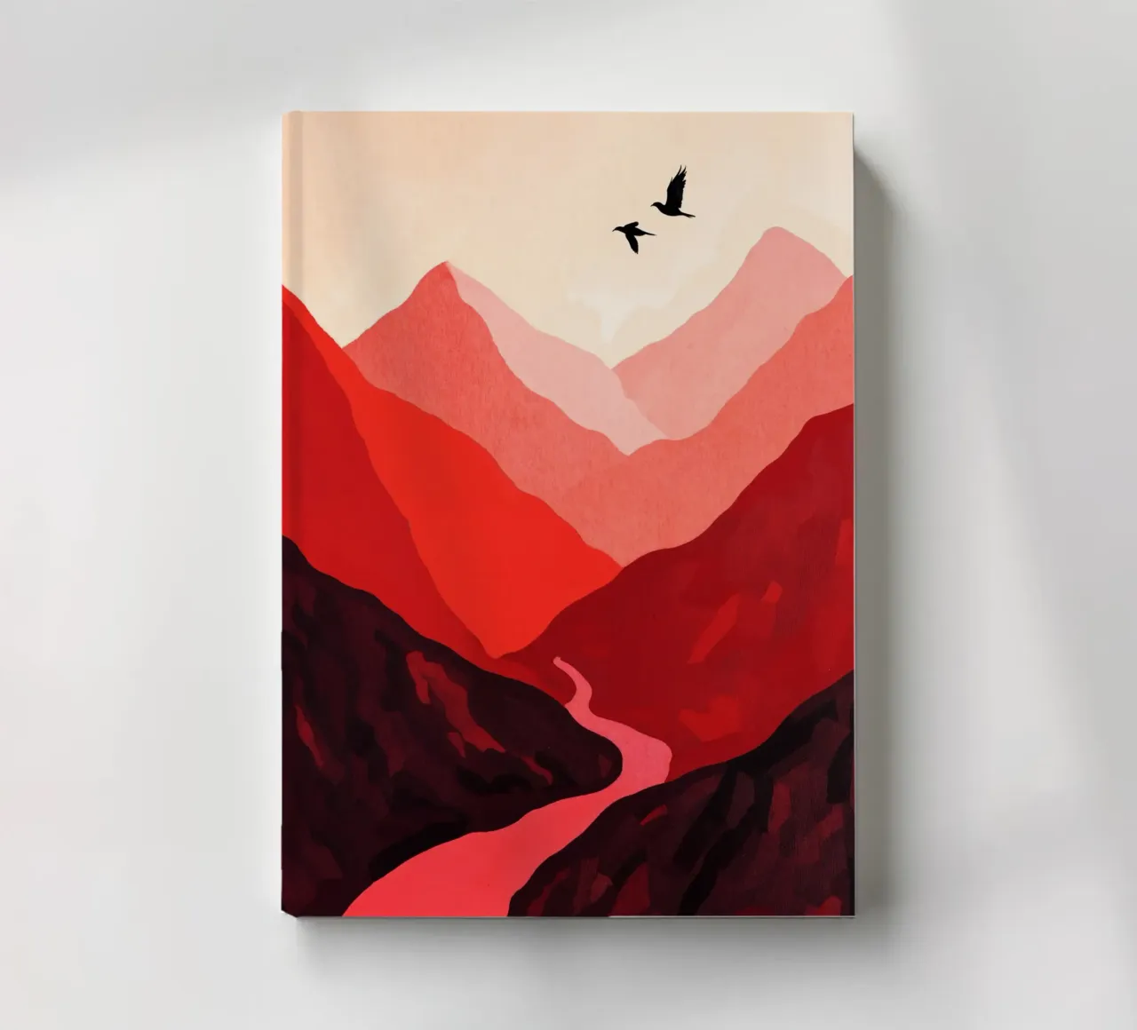 Alpenglühn notebook by Lana Rodriguez
