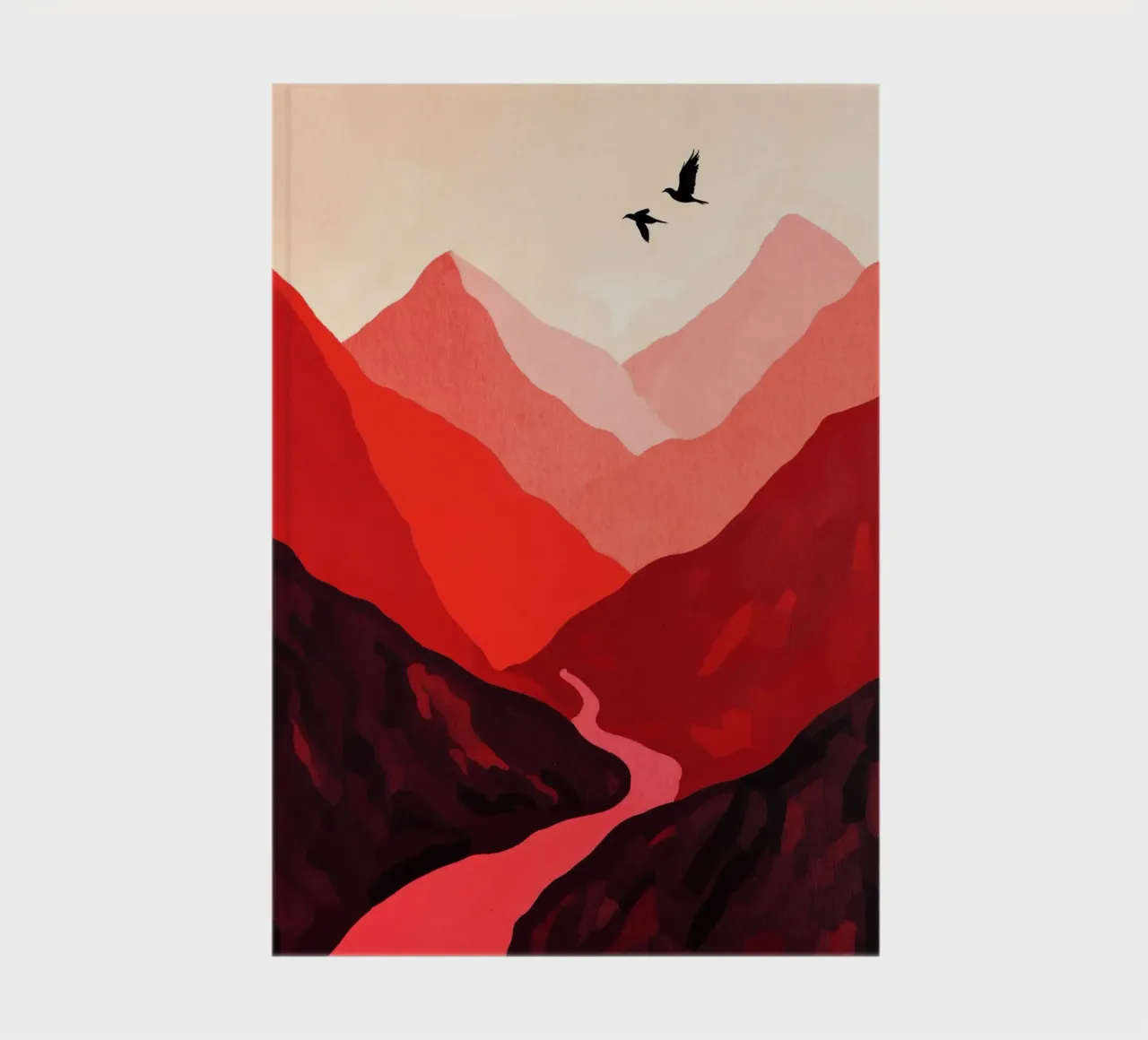 Alpenglühn notebook by Lana Rodriguez