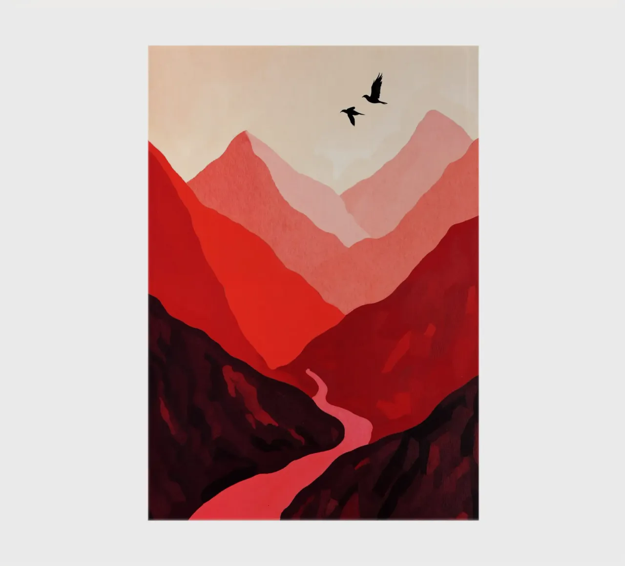 Alpenglühn notebook by Lana Rodriguez