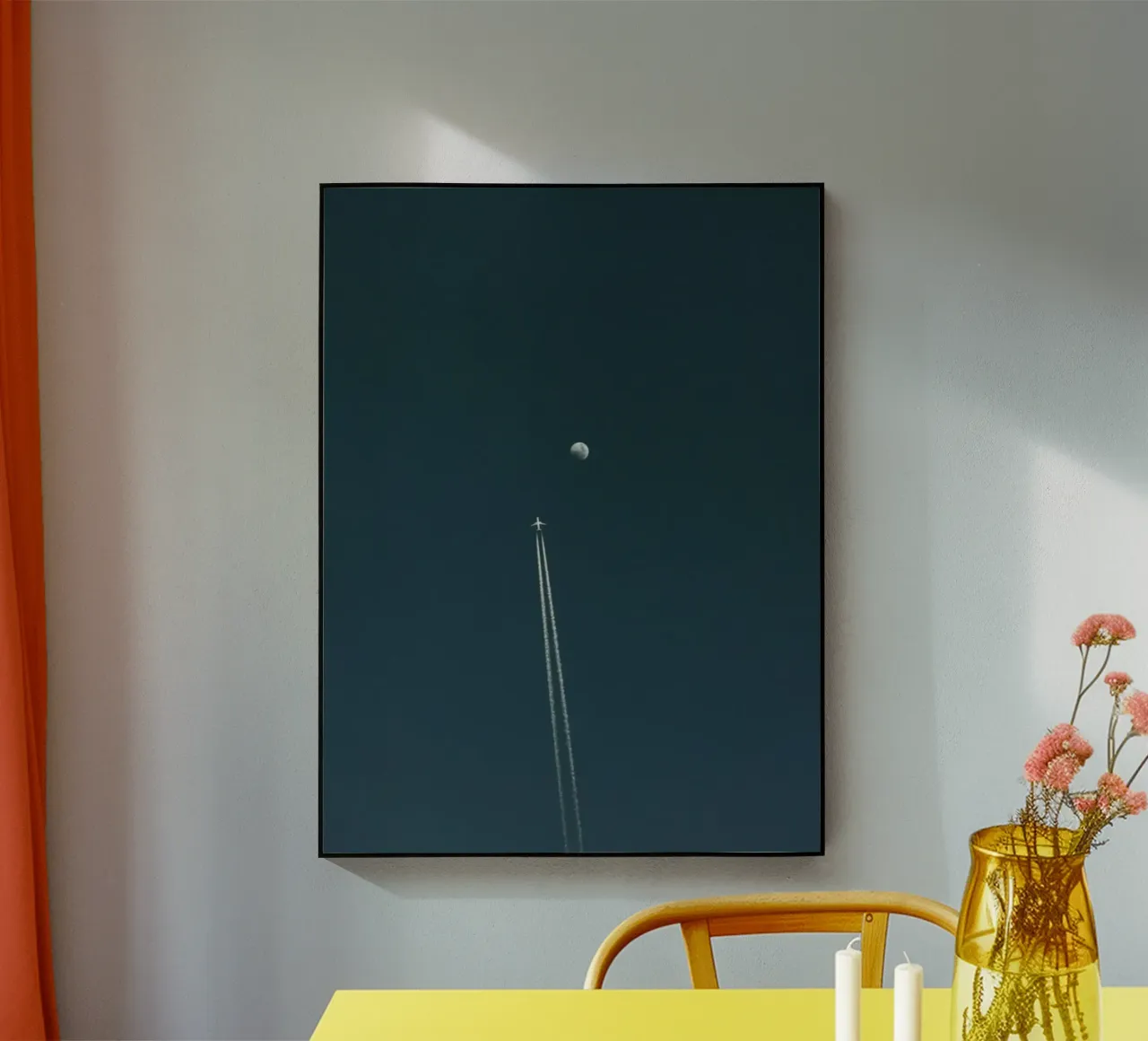 plane with moon plexiglass da Fost