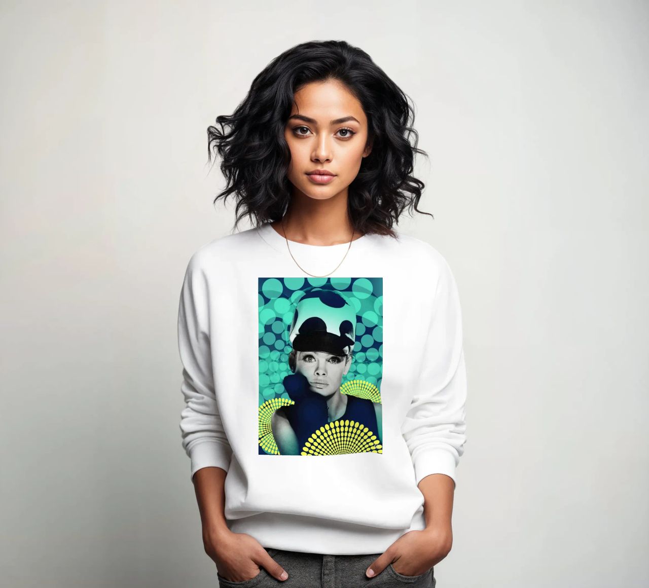 Supermodel Jean Shrimpton 2 sudadera de DesmondBates