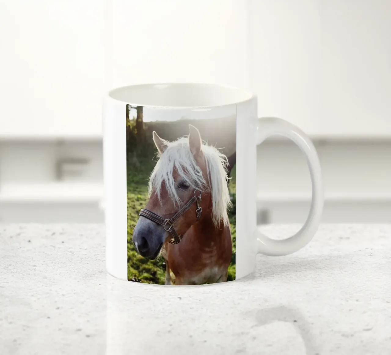 Amore per i cavalli, Baviera tazza in ceramica da Simon Koy