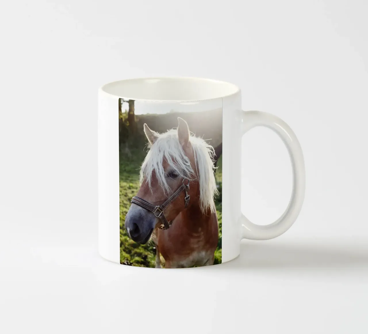 Amore per i cavalli, Baviera tazza in ceramica da Simon Koy
