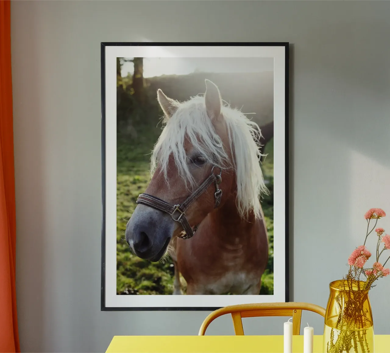 Amore per i cavalli, Baviera poster da fotokunst
