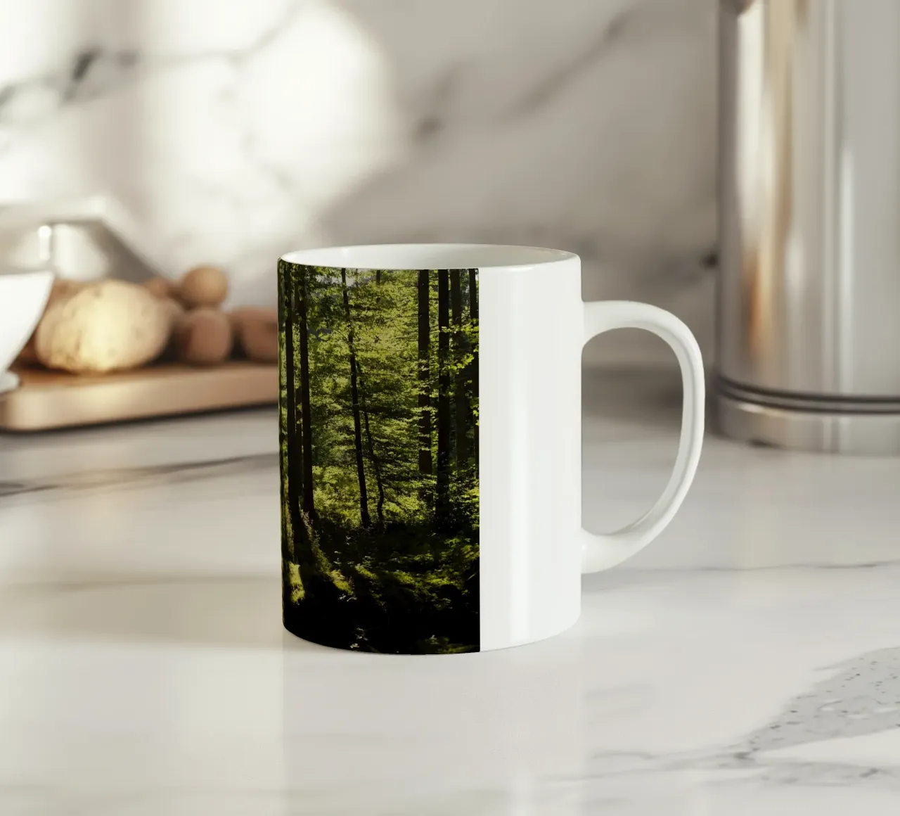 Foresta in Alta Baviera, Aying tazza in ceramica da Simon Koy
