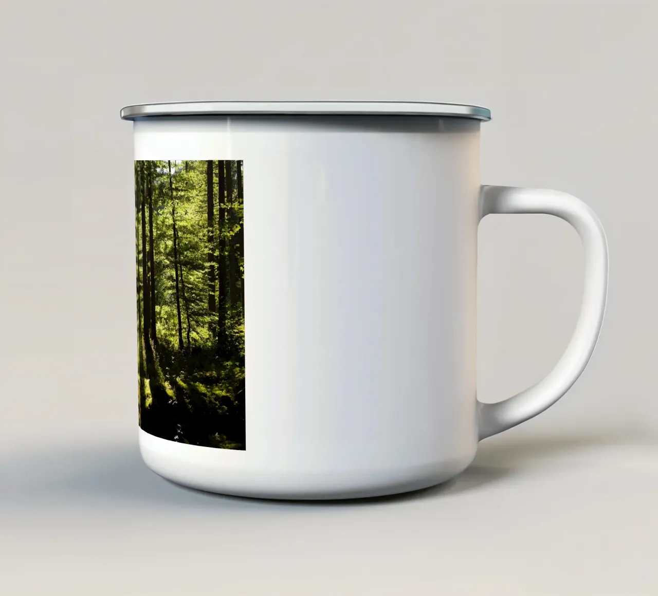 Foresta in Alta Baviera, Aying tazza in smalto da Simon Koy