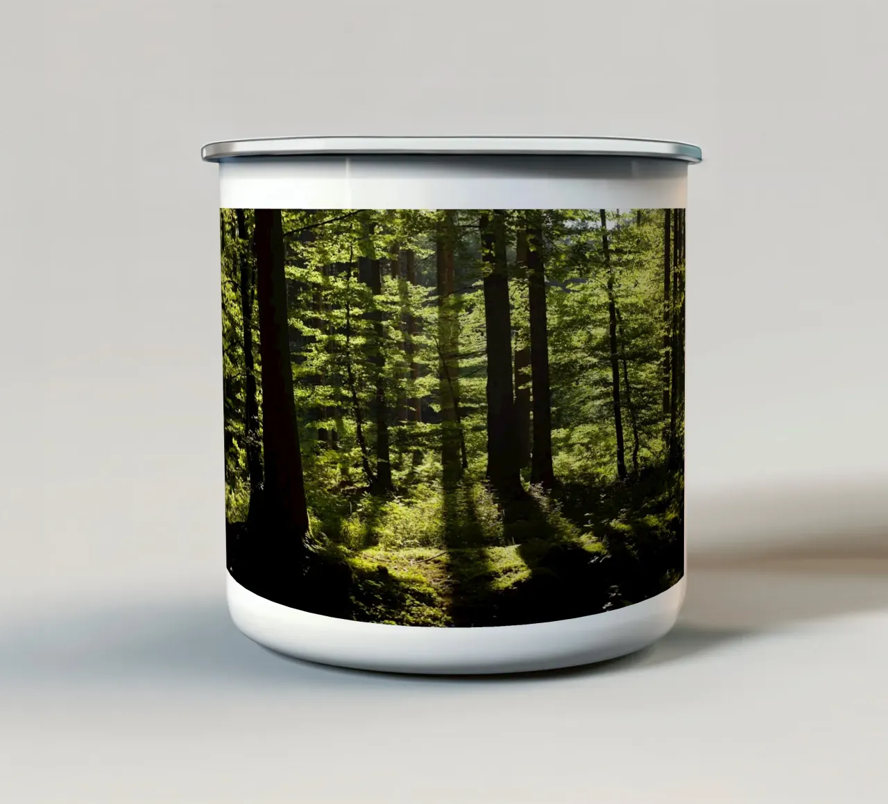 Foresta in Alta Baviera, Aying tazza in smalto da Simon Koy