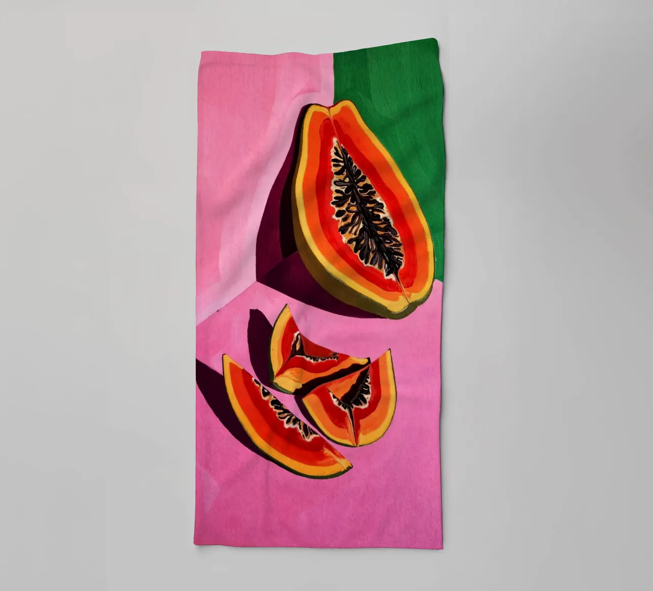 Deux Papayas asciugamano da bagno da Lana Rodriguez