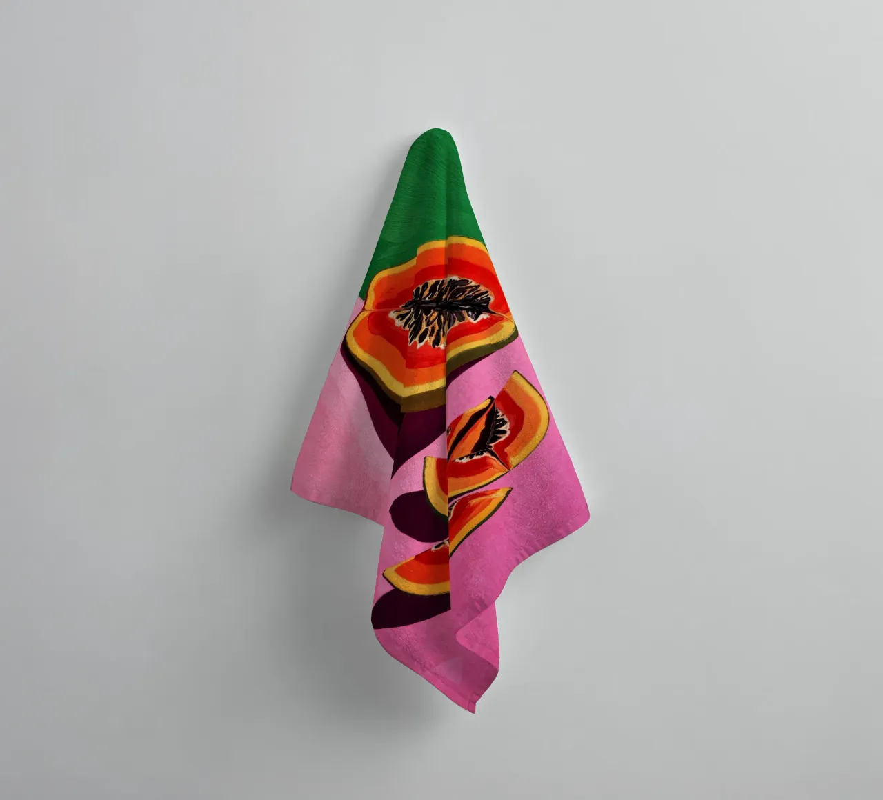 Deux Papayas asciugamano da bagno da Lana Rodriguez