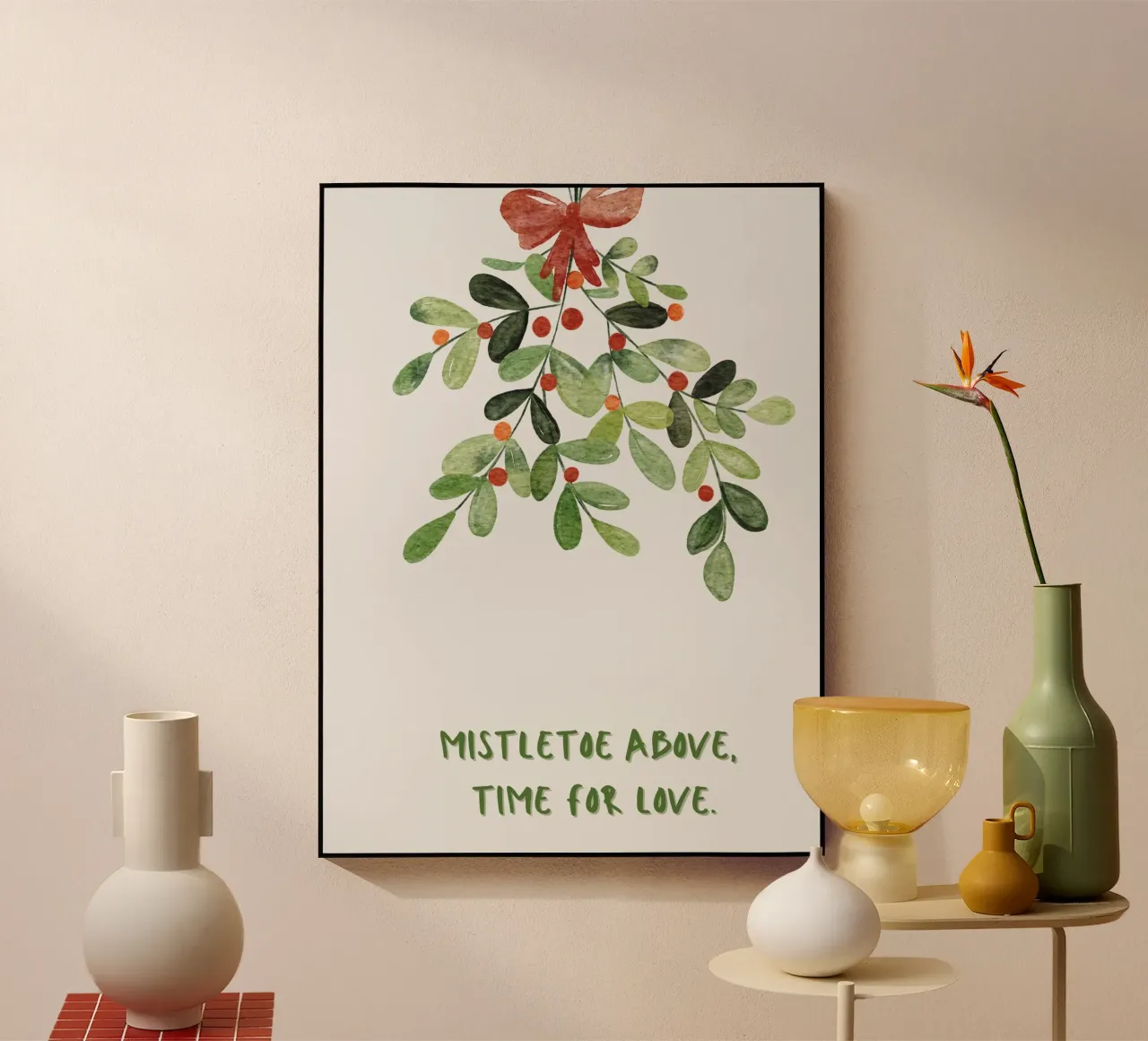 Mistletoe plexiglass da PurePeachStudio