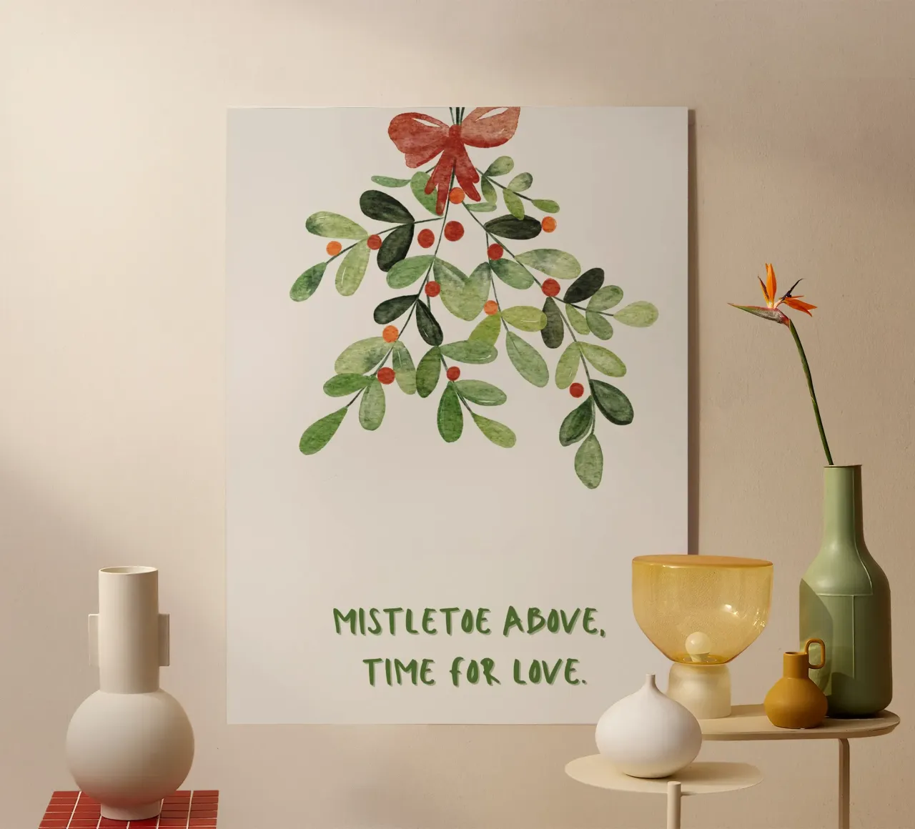 Mistletoe Acryl-Glas von PurePeachStudio