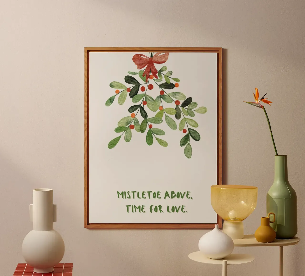 Mistletoe alluminio dibond da PurePeachStudio