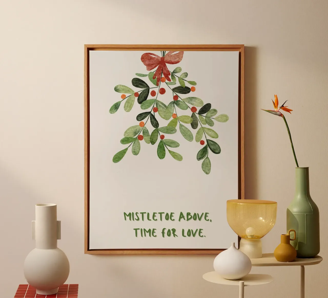 Mistletoe tela da PurePeachStudio