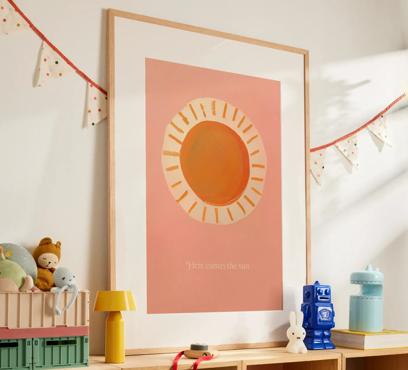 Here comes the sun poster da interiorisla