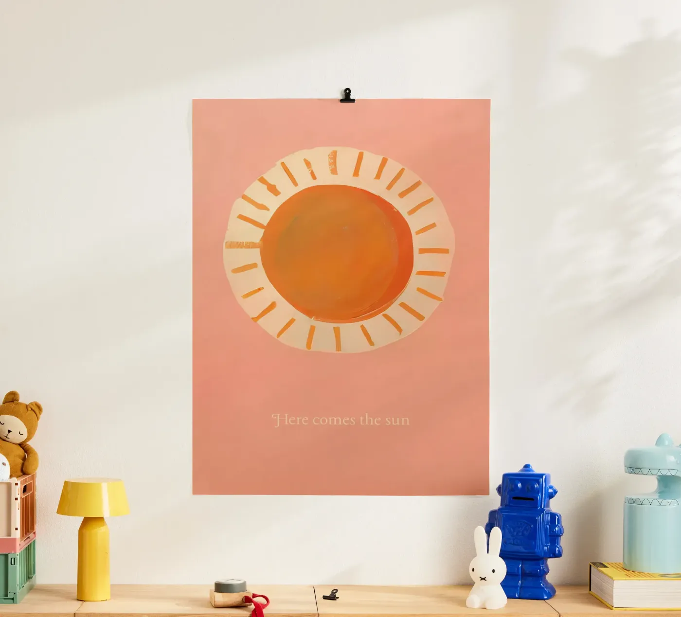 Here comes the sun poster da interiorisla