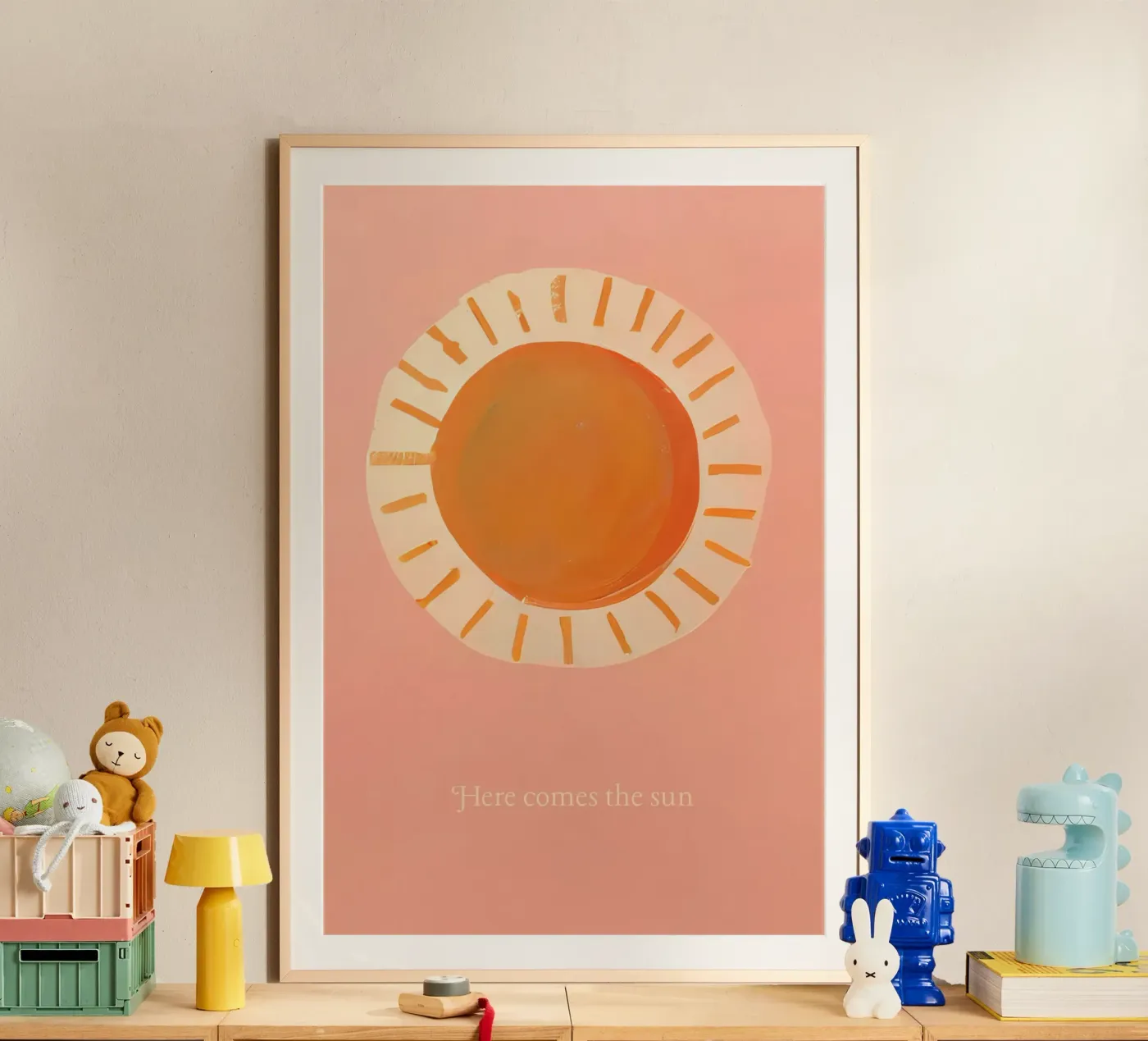 Here comes the sun poster da interiorisla