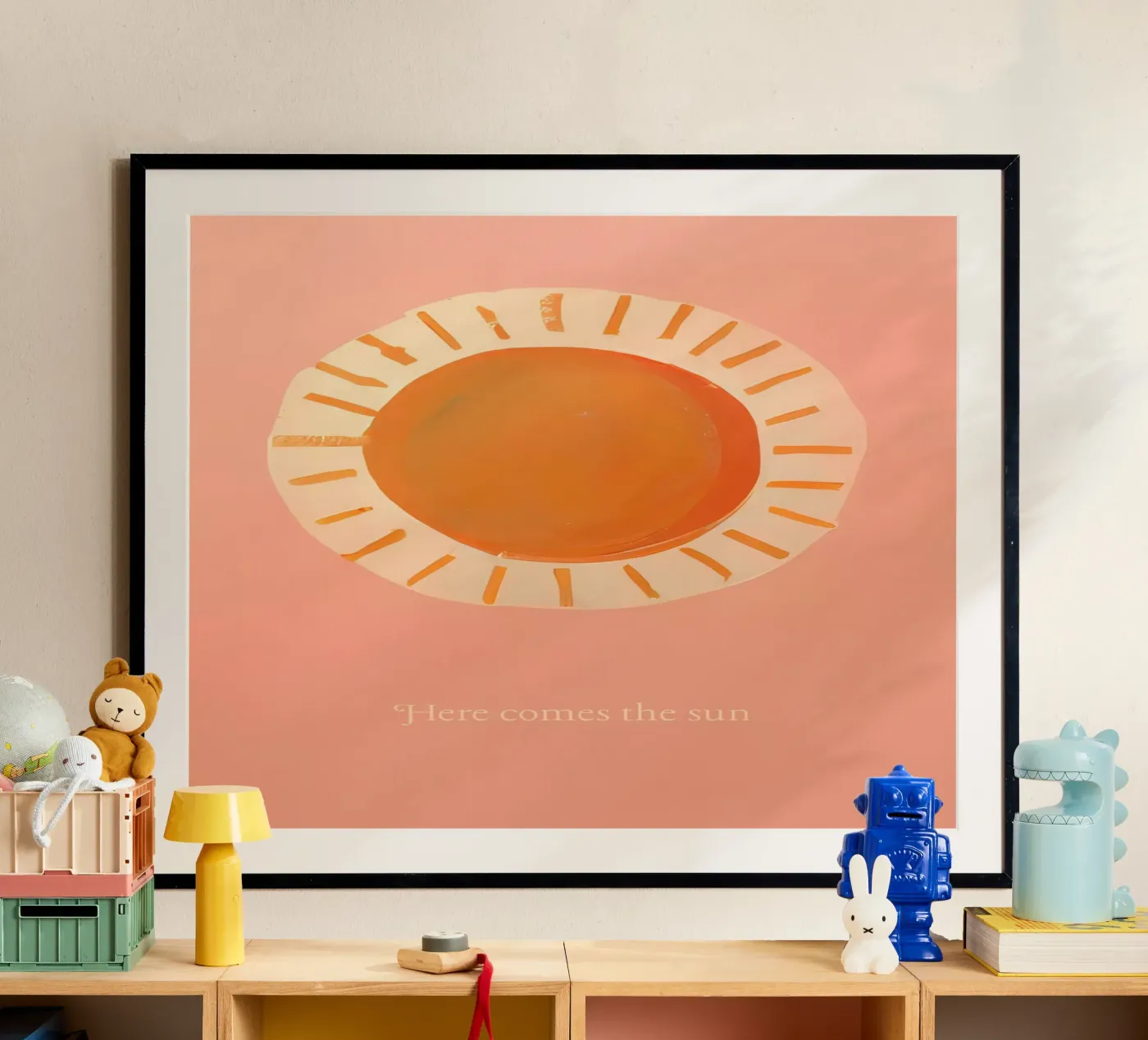 Here comes the sun poster da interiorisla