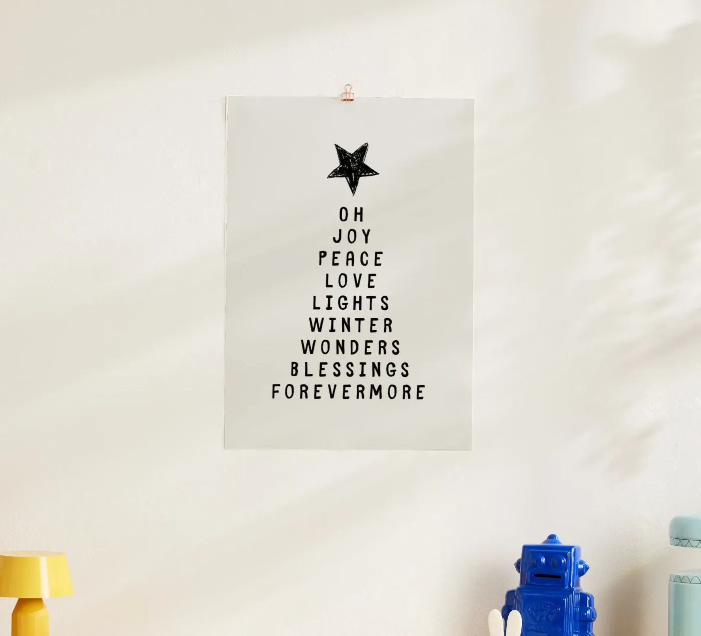 Mistletoe poster van PurePeachStudio