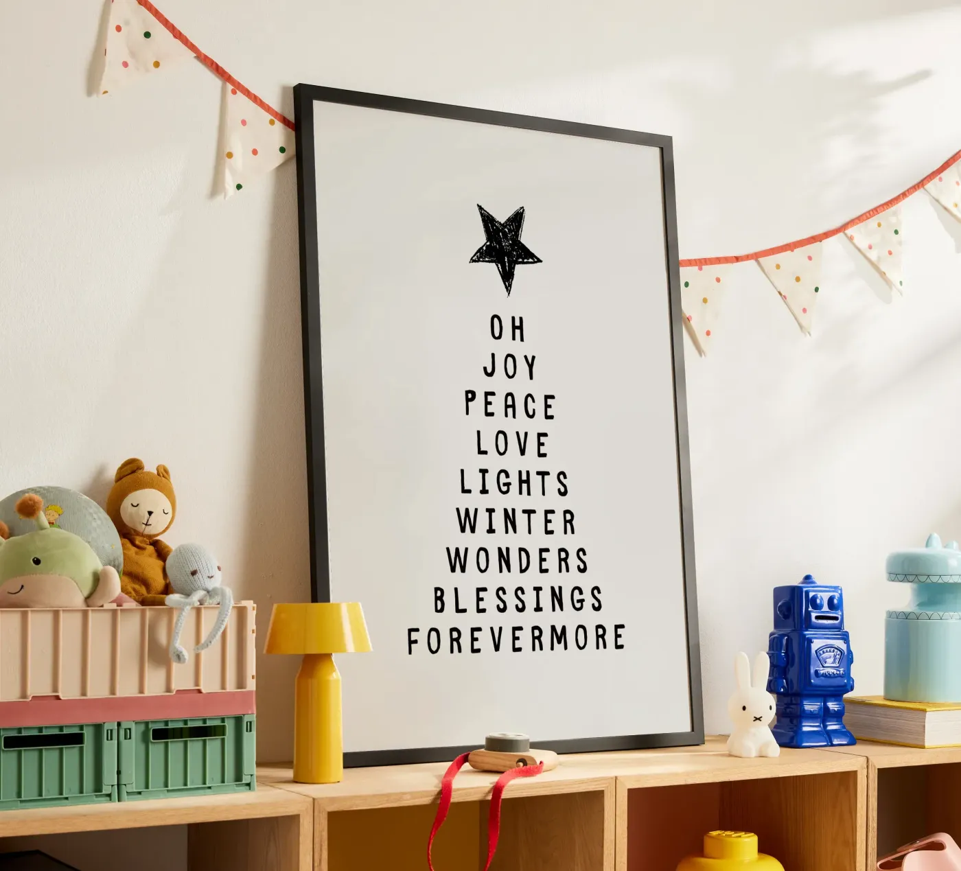 Mistletoe poster van PurePeachStudio