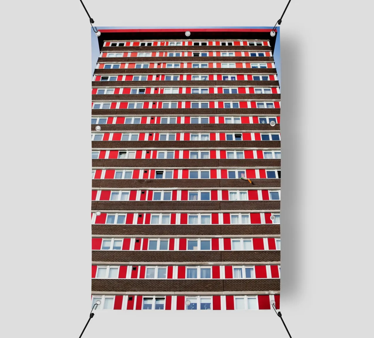 Struttura residenziale in Irlanda del Nord, Belfast telo in pvc da Simon Koy