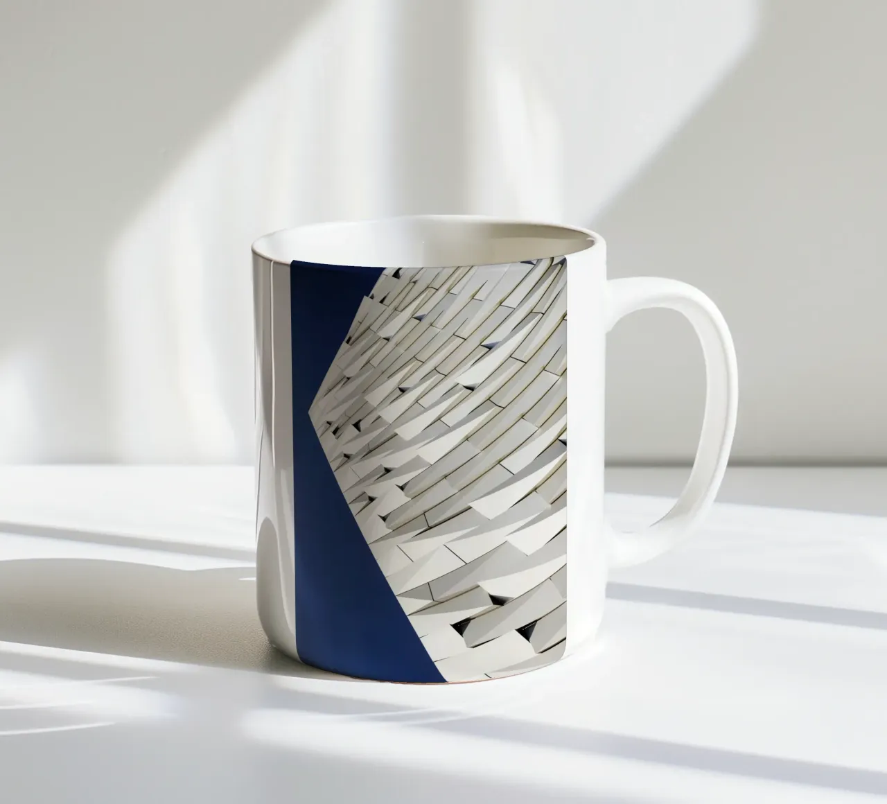 Détail d'architecture à Belfast, Irlande du Nord mug en céramique de fotokunst