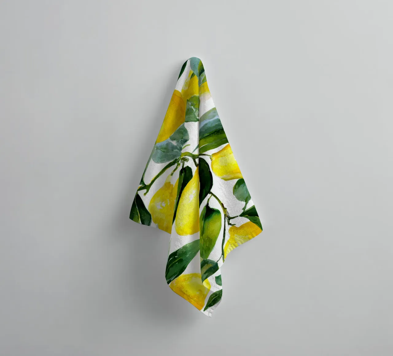 Lemon pattern towel by IamHomeStudio