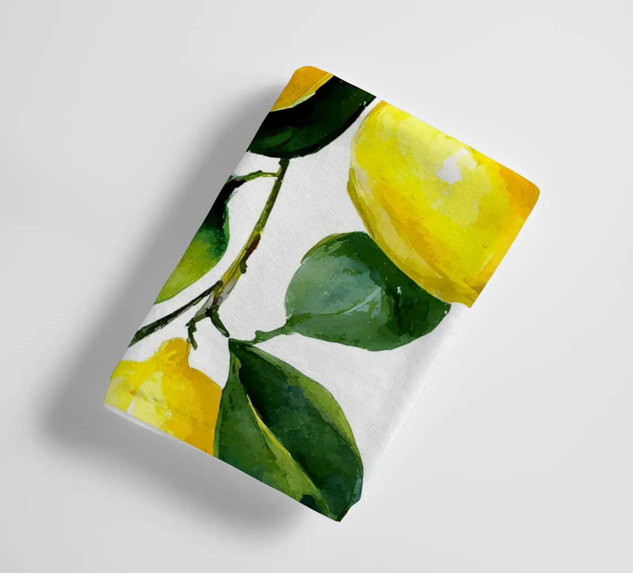 Lemon pattern towel by IamHomeStudio