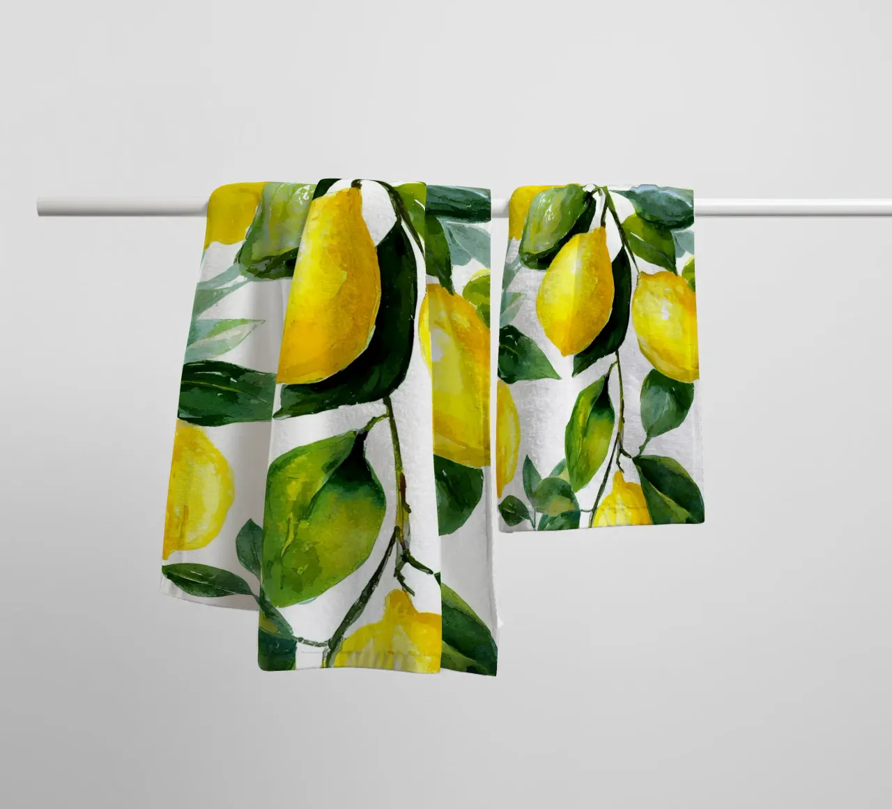Lemon pattern towel by IamHomeStudio