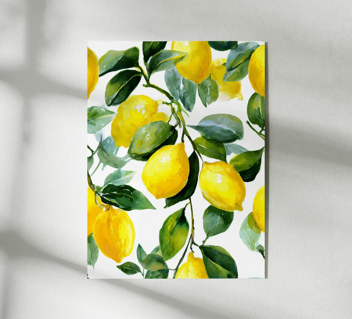 Lemon pattern acrylic glass by IamHomeStudio