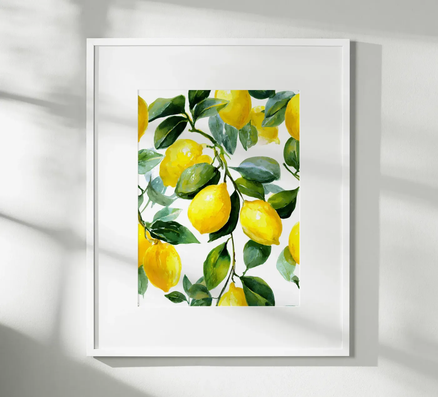 Lemon pattern poster de IamHomeStudio