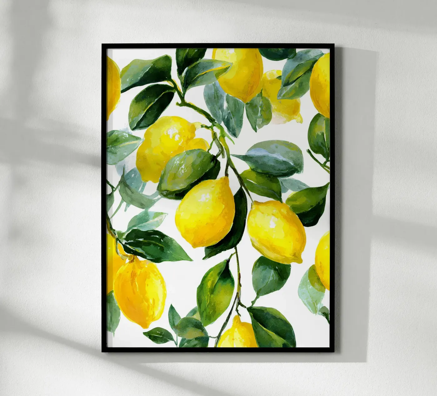 Lemon pattern poster de IamHomeStudio