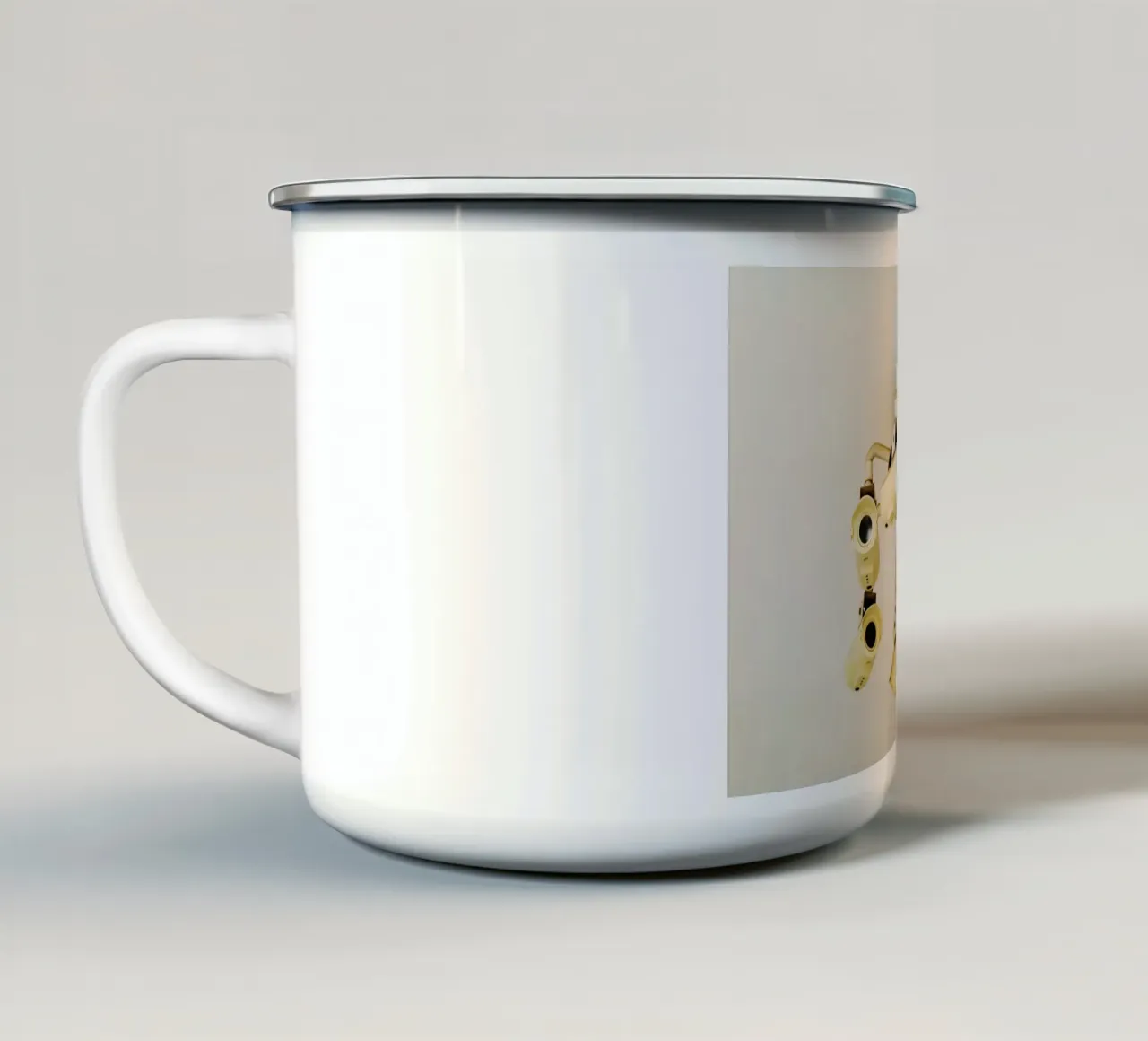 Sorveglianza totale, Singapore tazza in smalto da Simon Koy