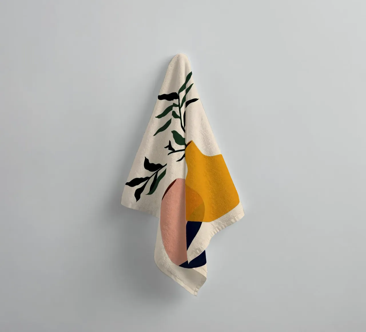 Deux Vases badhanddoek van Lana Rodriguez