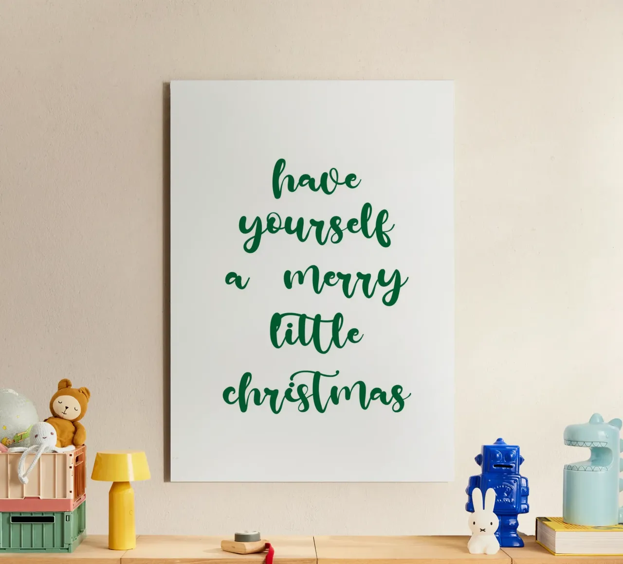 have  yourself a merry little Christmas alluminio dibond da PinkCandyWalls