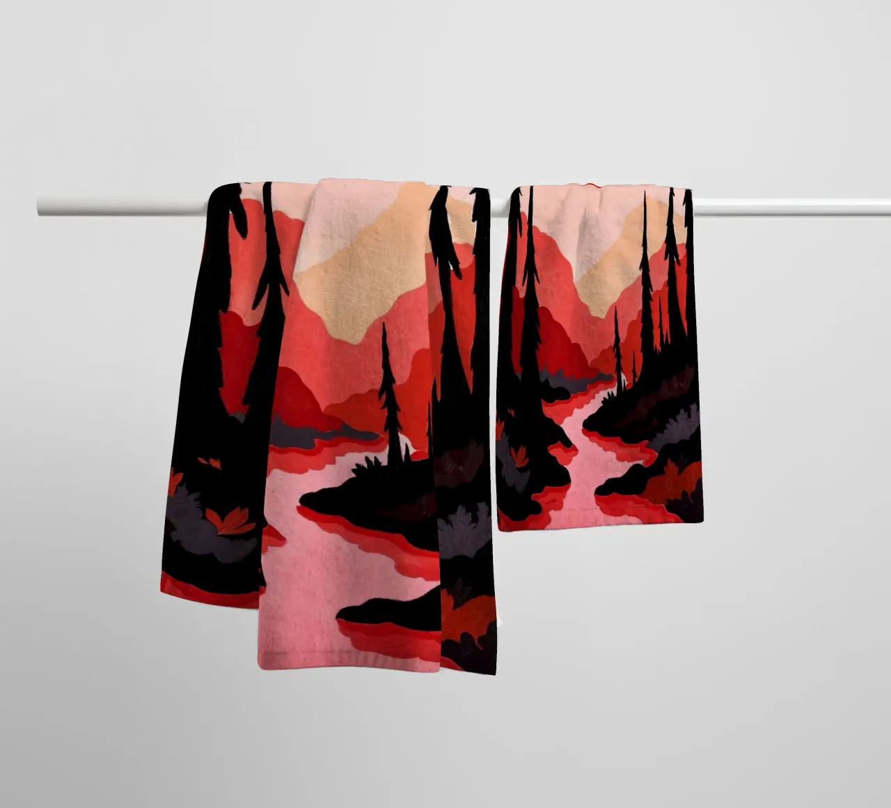 Fairytale Forrest asciugamano da bagno da Lana Rodriguez