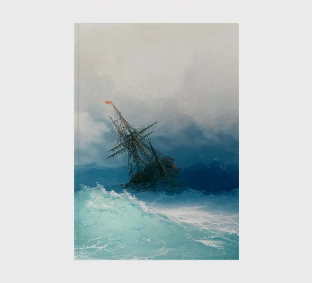 Ivan Aivazovsky’s Ship on Stormy Seas notebook by Venus Art