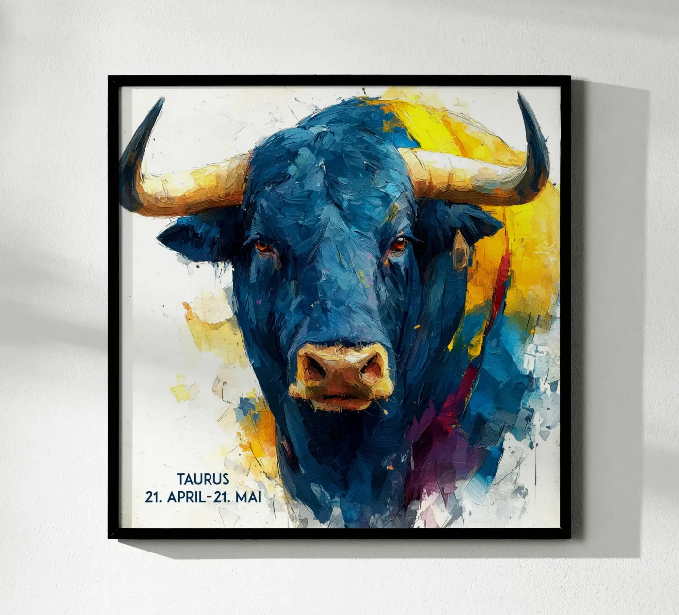 Bull poster by Puschkinowa