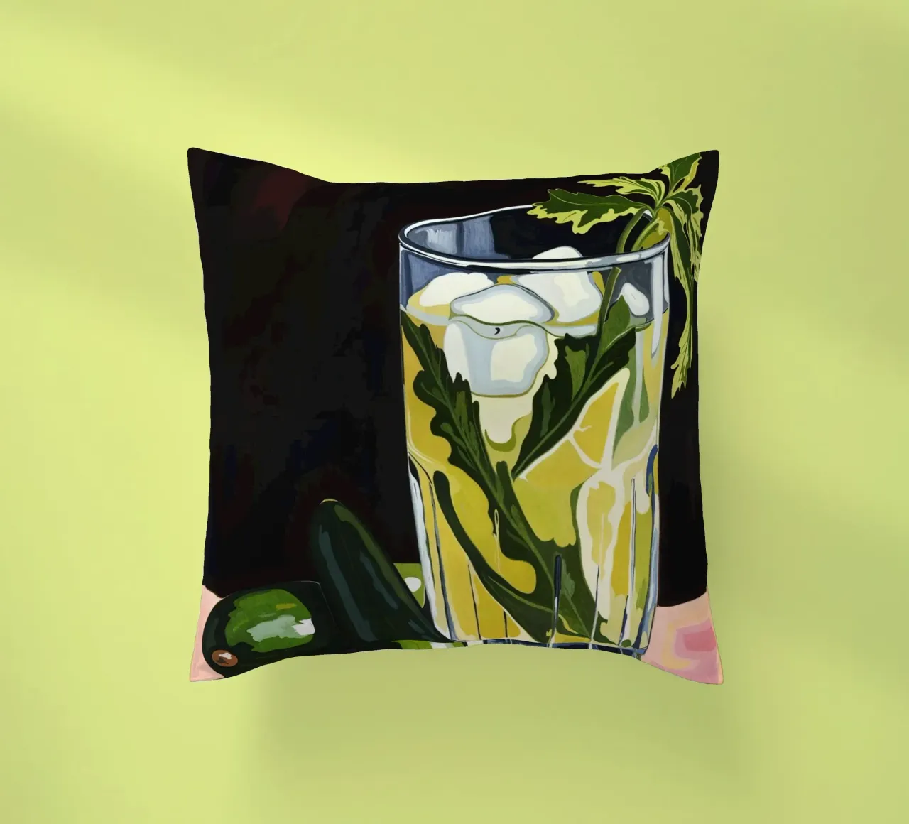 Gin And Tonic cuscino da Lana Rodriguez