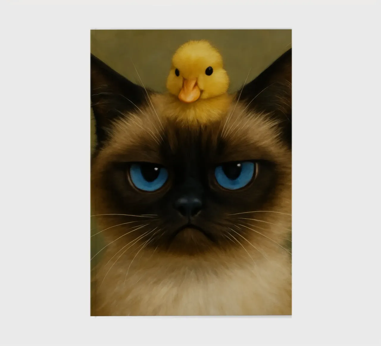Duckling Cat notebook by Elegant Absurd