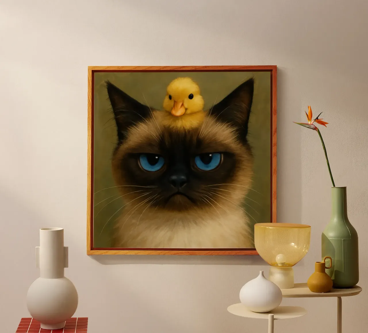 Duckling Cat plexiglass da Elegant Absurd
