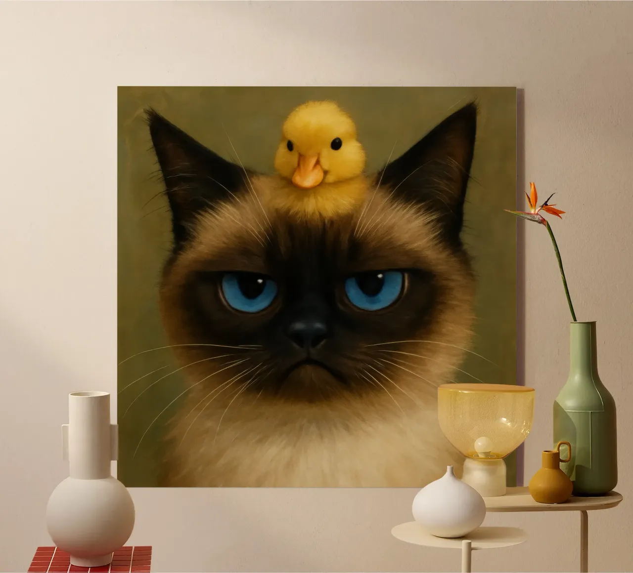 Duckling Cat plexiglass da Elegant Absurd