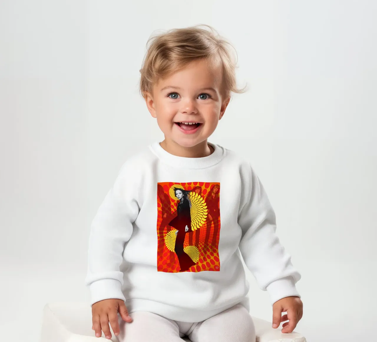 Supermodel Penelope Tree baby sweatshirt by DesmondBates