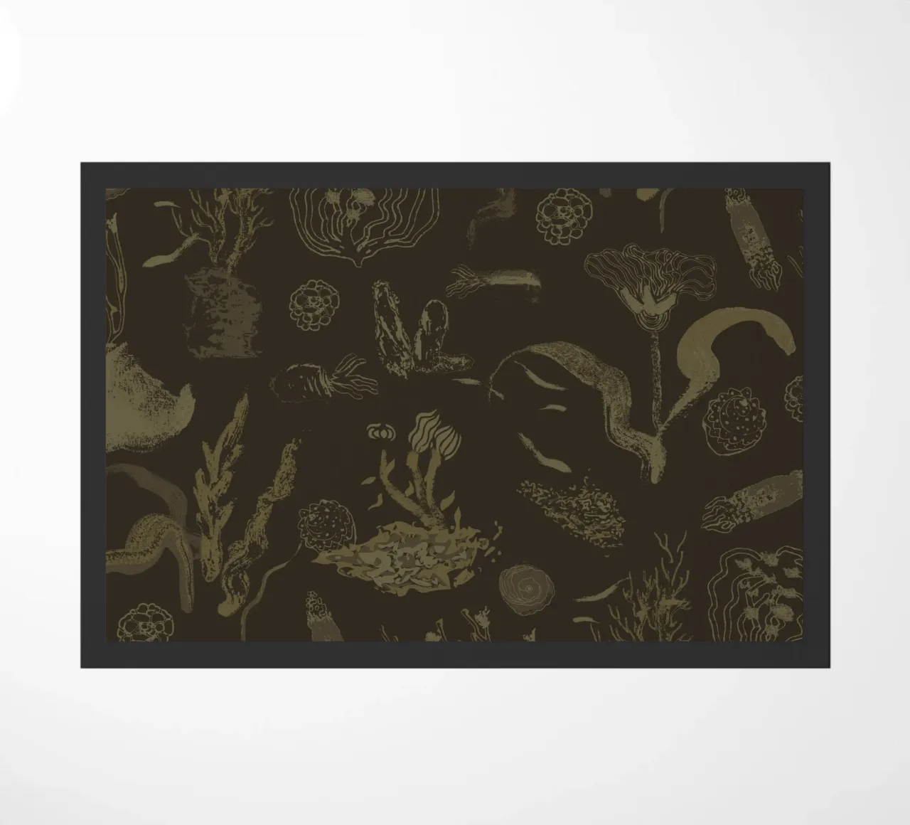Deep Olive Dream zerbino da Mandalla Pattern