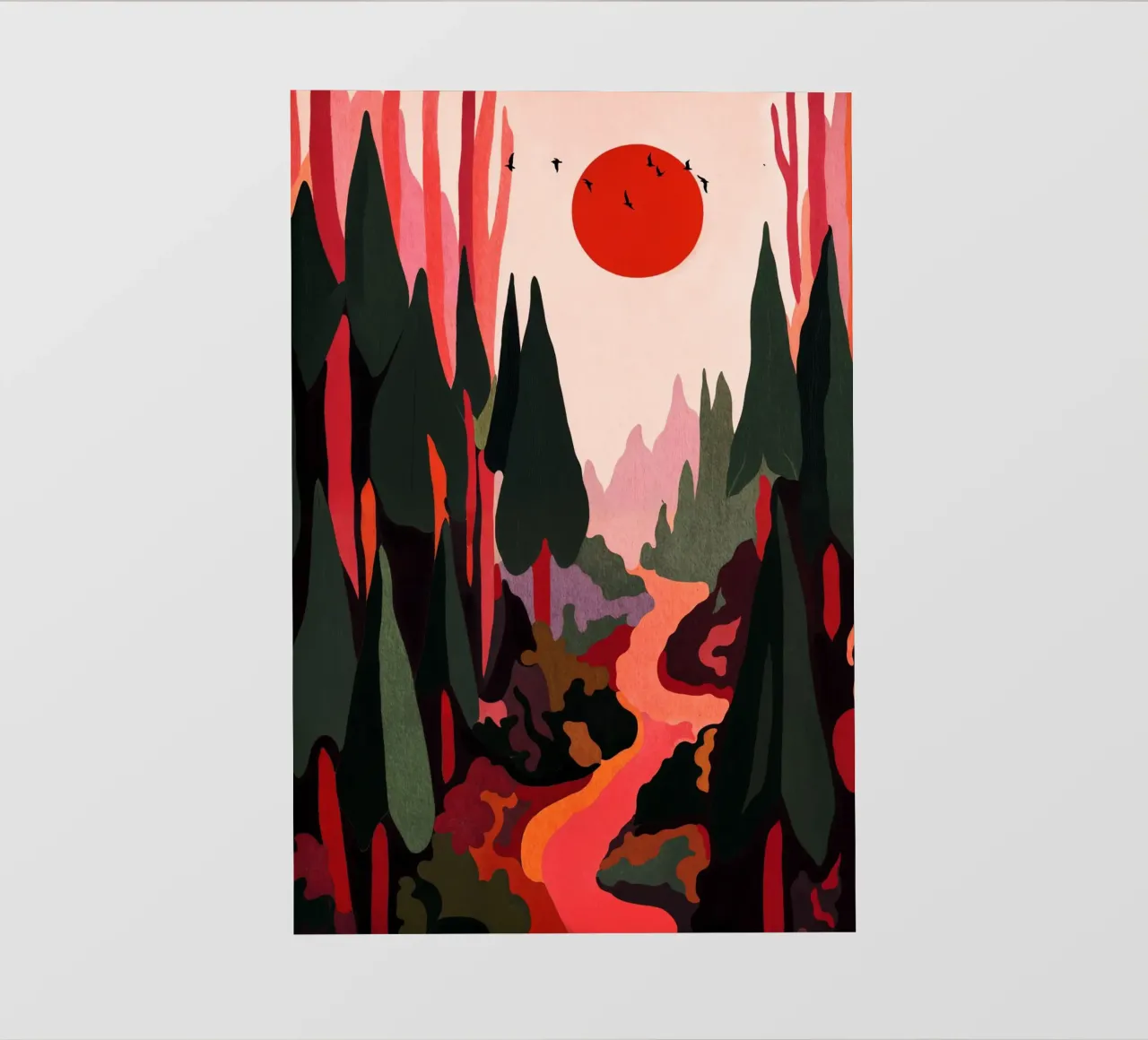 In The Forrest telo in pvc da Lana Rodriguez