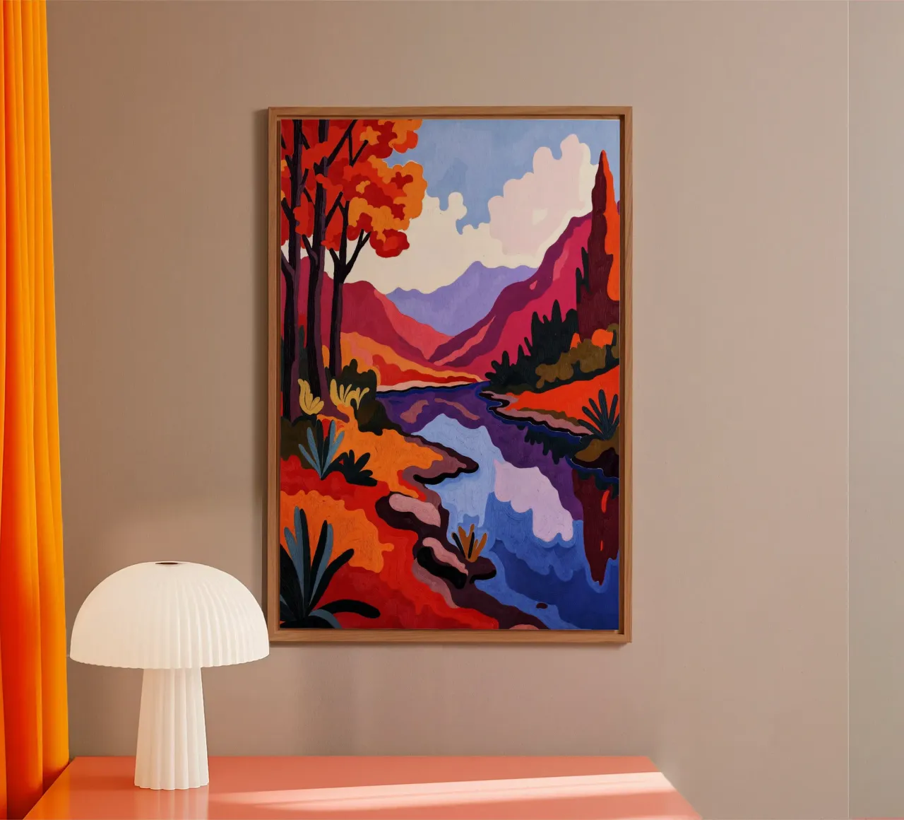 Lakes And Leafs alluminio dibond da Lana Rodriguez
